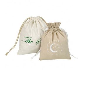 Mini bolsa de joyería ecológica personalizada, Vintage nacional estilo bohemio, pequeño poliéster PU, terciopelo, arpillera, cordón de algodón - Product Image 1