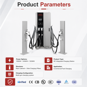 Stations <span class=keywords><strong>de</strong></span> recharge rapides pour véhicules électriques (VE) <span class=keywords><strong>de</strong></span> 160 kW à 320 kW, robustes, haute capacité, pour flottes publiques, autoroutes et usage commercial, directement du fabricant. - Product Image 5