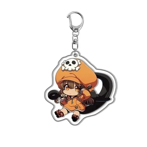 Cartoon Anime Guilty Gear Schlüssel bund Puppe Potemkin <span class=keywords><strong>Faust</strong></span> Milli lia Ramlethal Acryl Schlüssel ring Anhänger für Geschenk Halloween - Product Image 6