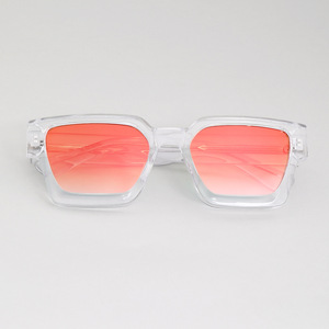 Lunettes de soleil carrées à monture épaisse SPUKA 3516, verres dégradés et miroir, protection UV400, logo personnalisé, lunettes, gafas - Product Image 2