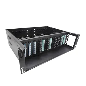 FTTH 12-24 core SC/FC/ST/LC rack montieren Spleißen 3m fiber Optic patch panel/Kündigung Box/ODF