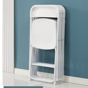 Sedia Pieghevole in Metallo e <span class=keywords><strong>Plastica</strong></span> - <span class=keywords><strong>Arredo</strong></span> <span class=keywords><strong>Esterno</strong></span> Confortevole e Impermeabile per Banchetti, Ristoranti ed Eventi su Larga Scala - Product Image 3