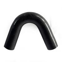 Tuyau de radiateur en silicone noir sur mesure, coude en caoutchouc de silicone pour échappement et admission d'air, tube de refroidissement automobile