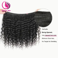 Extensions de cheveux vierges brésiliens naturels en gros, cheveux humains bouclés profonds, cuticules alignées, 3 pièces de mèches de cheveux humains