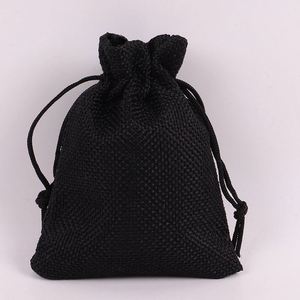 Pouch Shopping <b>Colourful</b> Jute Drawstring Bag Jute Bags Wholesale Gift Linen Pouch Jute Drawstring Gift Bag - Product Image 2