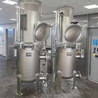 Boîtiers de filtre en acier inoxydable 316 de qualité sanitaire, réservoir sous pression, moteur PLC pour cheminée d'usine, garantie 1 an, vente chaude