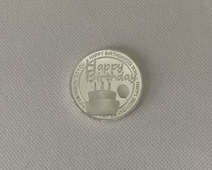 Que votre anniversaire soit rempli de bonheur et d'amour Bonne chance Pièce en métal Joyeux anniversaire à vous Cadeau de pièce chanceuse - Product Image 6