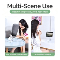 Support de téléphone pliable et flexible pas cher, support de téléphone portable robuste en ABS, support de tablette portable pour bureau, table, lit, hauteur réglable