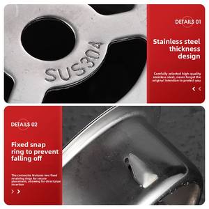 Siphon de sol en acier inoxydable au design moderne pour salle de bain, é<span class=keywords><strong>gout</strong></span>, cuisine, toilettes – Grand débit, forme carrée, qualité professionnelle - Product Image 4