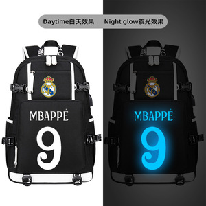 Football Star <b>Backpack</b> For Boys 14 In <b>Large</b> Capacity Waterproof Sports Bag Middle High <b>School</b> Students Unisex - Product Image 5