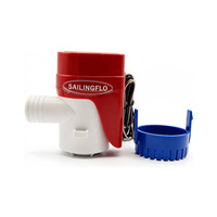 Pompe de vidange d'eau marine électrique SAILINGFLO 12V 500GPH avec capteur de niveau d'eau