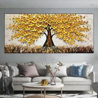Décoration de salon moderne personnalisée, peinture de fleurs magnifiques, 100% faite à la main, art abstrait de fleurs sur toile acrylique, cadre, palette