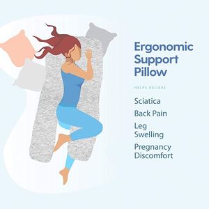 Almohada de Embarazo en Forma de U Personalizada, Almohada de Maternidad de Espuma Viscoelástica para el Embarazo - Product Image 5