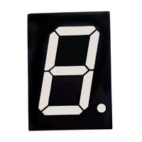 Afficheur LED à 7 segments, couleur blanche, 1 pouce, chiffre unique, module LED Houkem-10016-A/BW, 10 broches, lumière LED