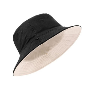 Tùy Chỉnh Rộng Brim Chất Lượng Cao Cotton Rắn Màu Trống Xô Hat Có Thể Đảo Ngược Mặc Hai Màu Thoáng Khí Cho Thể Thao Ngoài Trời - Product Image 4