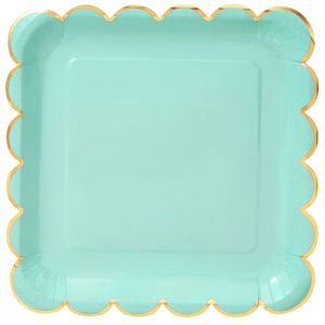 Modern 9-Inch Foil Disposable Paper <b>Plate</b> Pack for Weddings and Holidays Hot Selling Party Tableware & Decorations - Product Image 4