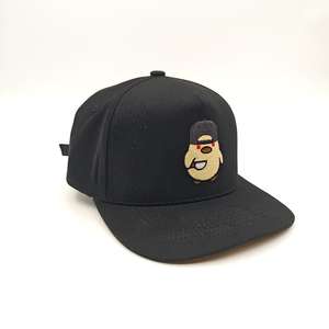 Casquettes de sport personnalisées à 5 panneaux, couleur unie, logo brodé personnalisé, casquette de baseball brodée unisexe, tissu Dobby Oxford - Product Image 6