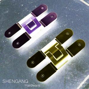 Puertas francesas con bisagras completamente ocultas ajustables 3D modernas que abren 180 grados - Product Image 2