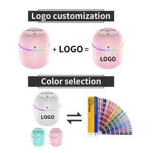 <b>Mini</b> Portable Usb Custom Colorful Small Plastic Led Light Home Air Humidifier for Room - Product Image 6