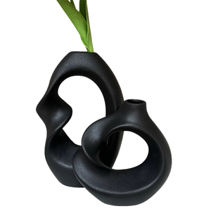 Vases קרמיקה מודרני picasso קרמי סט בסגנון נאדי מט גלייז פורצלן חתונה אגרטל תפאורה לבית - Product Image 1