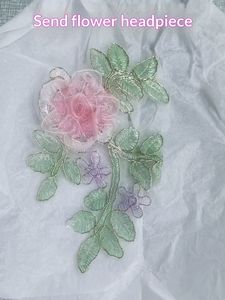 Vestido de Ballet <span class=keywords><strong>para</strong></span> Niñas, Tutú con Lentejuelas y Flores, <span class=keywords><strong>para</strong></span> Actuaciones de Danza, Navidad y Día Nacional - Product Image 5