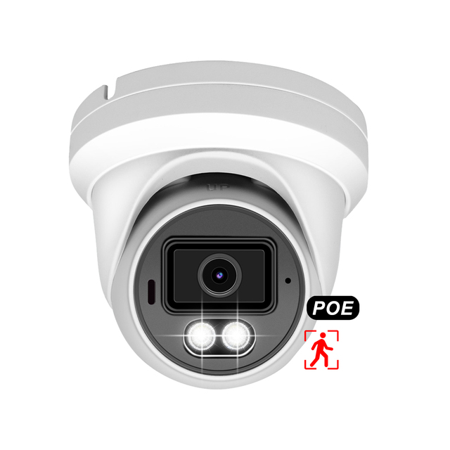 Factory Direct Compatible Hik TVT 5MP ColorVu IP PoE Camera Plug and Play Colorvu One Way Audio Network CCTV Security Camera