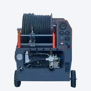 62hp high-pressure sewage cleaning machine sewage spraying hose wireless remote controlsewer cleaning machine