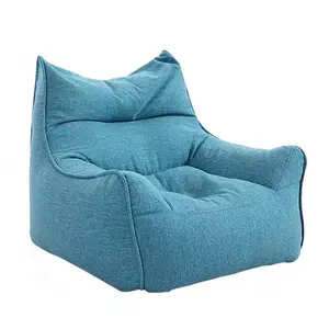 Indoor Living room comfortable modern design Lazy Lounger Sofa Bean Bag chair cover only.