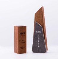 Récompense et tasse en bois gravé, plaque en bois au Design personnalisé pour cadeaux d'entreprise