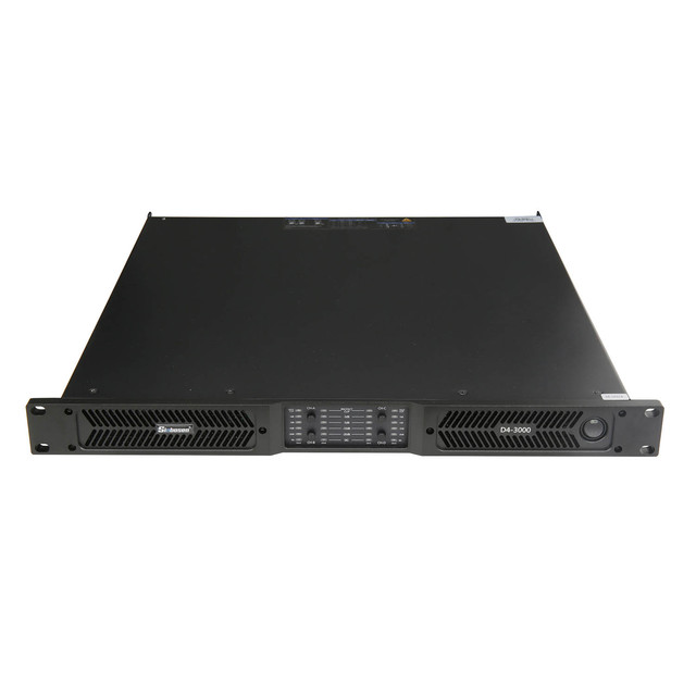 D4-3000 Powerful Digital 5000 Watts Class d Power Amplifier 4 Channel for Line Array, Full Range Speaker (2Ω),and Subwoofer(4Ω)