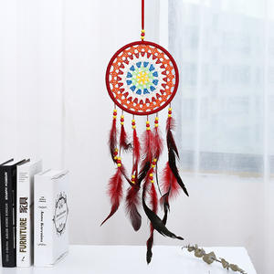 गर्म बिक्री ब्लू बुरी नजर सपना पकड़ने घर सजावट दीवार फांसी बड़े पंख सपना पकड़ने के लिए मीठे सपने - Product Image 4