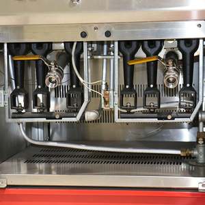 Friteuse à gaz professionnelle verticale en acier inoxydable, personnalisée, à un seul cylindre, avec 2 paniers, minuteur et armoire - Product Image 2