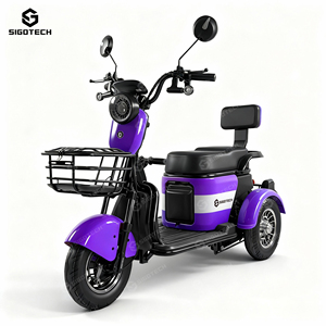 Triciclo Eléctrico Mini SIGOTECH OEM de Largo Alcance con Batería de 60V, Scooter Triciclo de Ocio para Personas con Discapacidad - Product Image 1