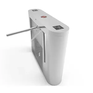 Arc máy bay thẻ & Vân tay Hệ thống kiểm soát truy cập thông minh ba-con lăn turnstile cổng kênh máy - Product Image 6