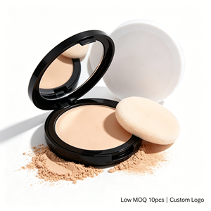 Polvo Compacto Fijador Mate Personalizado <span class=keywords><strong>para</strong></span> Salones de Belleza, Larga Duración 12H, Bajo MOQ, Envío Rápido, Maquillaje al por Mayor - Product Image 2
