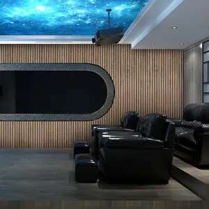 Thời trang mới có thể tái chế bằng gỗ thanh Bảng âm thanh cho hội trường âm thanh bảng đen <span class=keywords><strong>MDF</strong></span> gỗ trang trí nội thất akupanel - Product Image 6