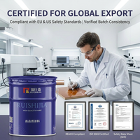 Peinture liquide 2K acrylique à base d'eau haute dureté pour meubles, résistante aux rayures, polyuréthane, pour meubles de luxe à l'exportation