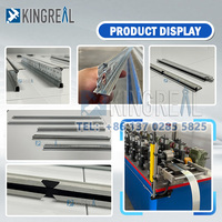 Machine de profilage de barres en T pour plafonds T15 T24 de haute qualité, machine de fabrication de systèmes de profilés en T pour plafonds, machine de profilage de grilles en T