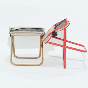Wholesale Portable Folding <strong>Stool</strong> Polyester Seat Carbon Steel Frame Zipper Carry Case Outdoor Camping Fishing Travel - Product Image 3