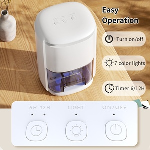 Nuovo Deumidificatore Portatile per Casa 1L, Deumidificatore per Ambienti con Spegnimento Automatico a Pieno Riempimento e Auto-Sbrinamento - Product Image 3