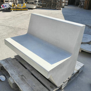 Nuevo Banco de Hormigón UHPC Magic Stone para Exteriores, Material de Alto Rendimiento para Ingeniería de Paisajes, Mobiliario para Parques - Product Image 1