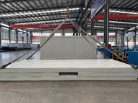 Maison modulaire en structure acier, cabane préfabriquée, maison conteneur mobile pliable de 20 pieds