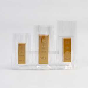 Sacchetti di Stoccaggio in PVC Trasparente Extra Spessi per Lingotti d'Oro, Buste Riutilizzabili Resistenti per la Protezione di Metalli Preziosi - Product Image 1