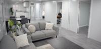 Conteneur de 40 pieds, fabriqué en Europe et aux États-Unis, personnalisé, résistant aux ouragans, en acier, facilement pliable, préfabriqué, extensible, design moderne