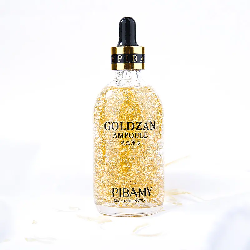 Hot sale PIBAMY bloom water feeling brighten skin 24k pur gold serum anti aging gold serum