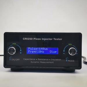 Probador de inyector <span class=keywords><strong>Common</strong></span> <span class=keywords><strong>Rail</strong></span> piezoeléctrico de combustible diésel CRI250 TIP2209 para Siemens con herramienta de medición de viaje de elevación dinámica AHE - Product Image 2