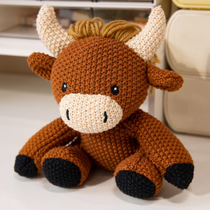 Nouveau pur main-crochet lapin renard ours poupée décoration cadeau fait main Crochet poupée bébé confort poupée - Product Image 2