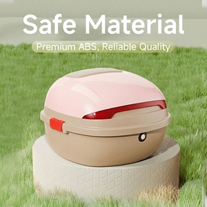 Top case universel pour <span class=keywords><strong>moto</strong></span>, boîte arrière étanche pour scooter, 41L, plastique ABS, coffre de rangement arrière pour <span class=keywords><strong>moto</strong></span> électrique - Product Image 3