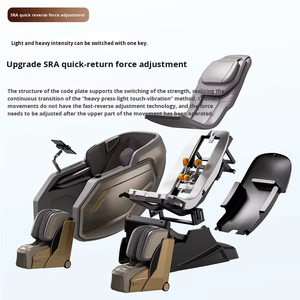 Sillón de Masaje 4D con Espacio para Pies, Lujo Individual, Estiramiento de Piernas, Reclinable, Control por Voz, Cuidado de <span class=keywords><strong>la</strong></span> Salud, Spa, Bolsas de Aire, Calor y Shiatsu - Product Image 5