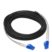 Cable Fibra Óptica Táctico 4 Núcleos LC SC FC ST OS2 Monomodo G657A2 Blindado Exterior CPRI Tight Buffer